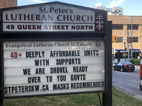 St. Peter Church front sign
